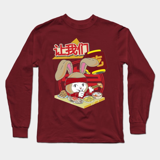 Year of the Rabbit -Lunar New Year Long Sleeve T-Shirt by MisconceivedFantasy